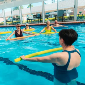 Exercise class at Epworth Villa